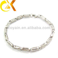 Pulsera de plata de joyería de acero inoxidable China fabricante